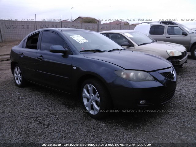 JM1BK32G091224469 - 2009 MAZDA 3 I GRAY photo 1