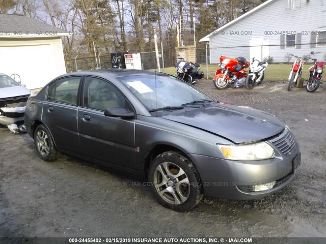 1G8AL52F75Z119526 - 2005 SATURN ION LEVEL 3 SILVER photo 1