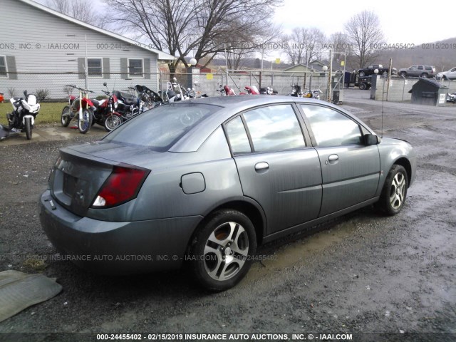 1G8AL52F75Z119526 - 2005 SATURN ION LEVEL 3 SILVER photo 4