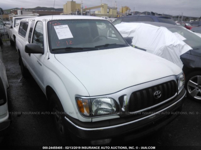 5TEVL52N23Z221932 - 2003 TOYOTA TACOMA XTRACAB WHITE photo 1