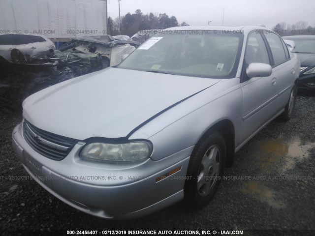 1G1NE52J516268530 - 2001 CHEVROLET MALIBU LS SILVER photo 2