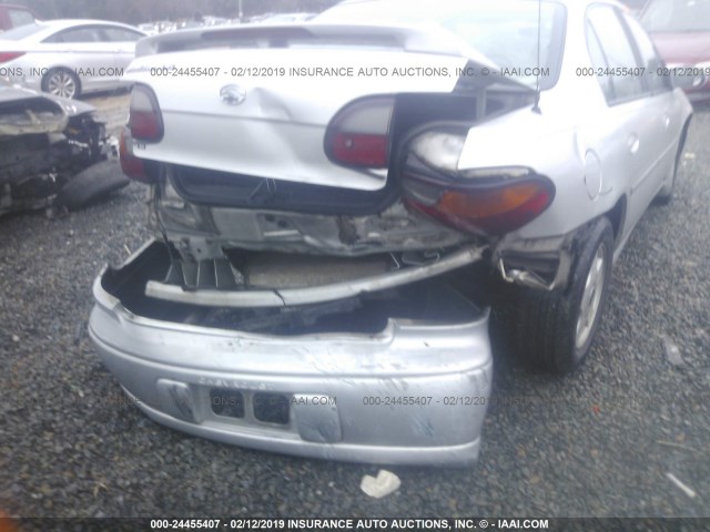 1G1NE52J516268530 - 2001 CHEVROLET MALIBU LS SILVER photo 6