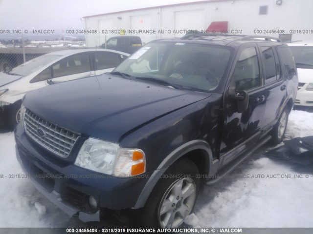 1FMZU73K33UA36226 - 2003 FORD EXPLORER XLT/XLT SPORT/NBX BLUE photo 2