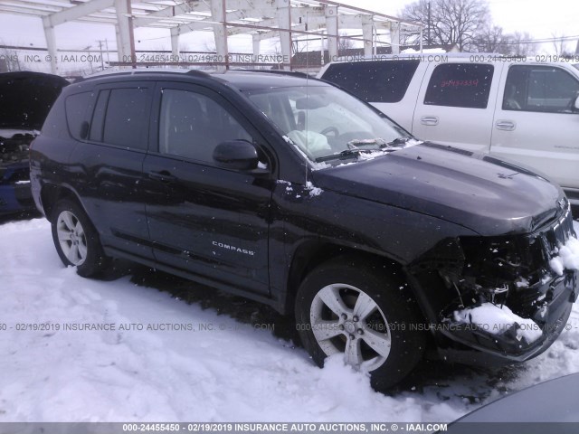 1C4NJDEB7ED699146 - 2014 JEEP COMPASS LATITUDE BLACK photo 1