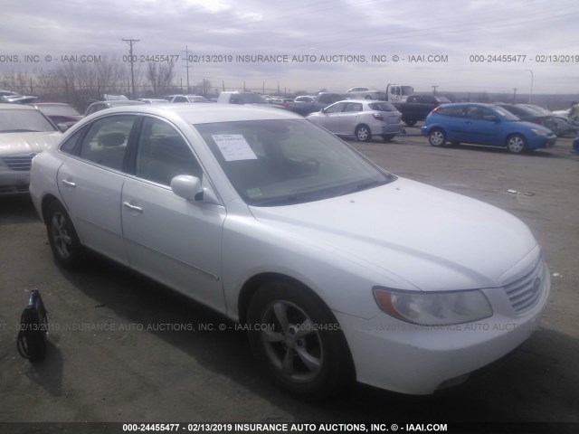 KMHFC46F86A136265 - 2006 HYUNDAI AZERA SE/LIMITED WHITE photo 1