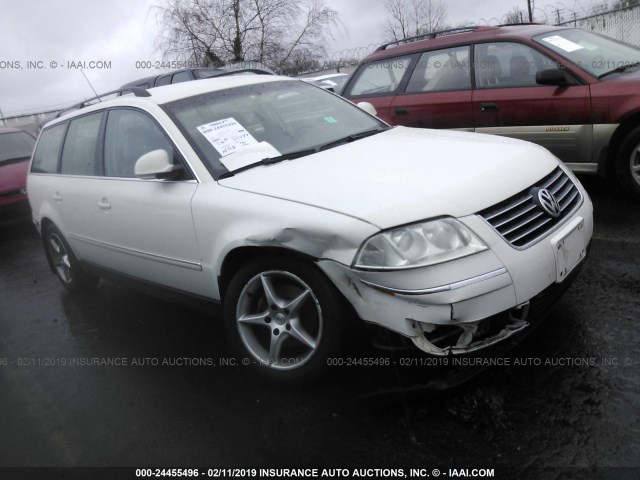 WVWNE63B94E295549 - 2004 VOLKSWAGEN PASSAT GL TDI WHITE photo 1