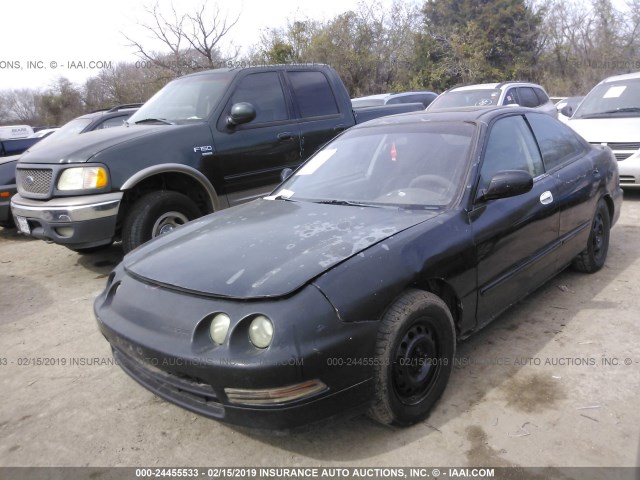 JH4DB7650VS001571 - 1997 ACURA INTEGRA LS GREEN photo 2