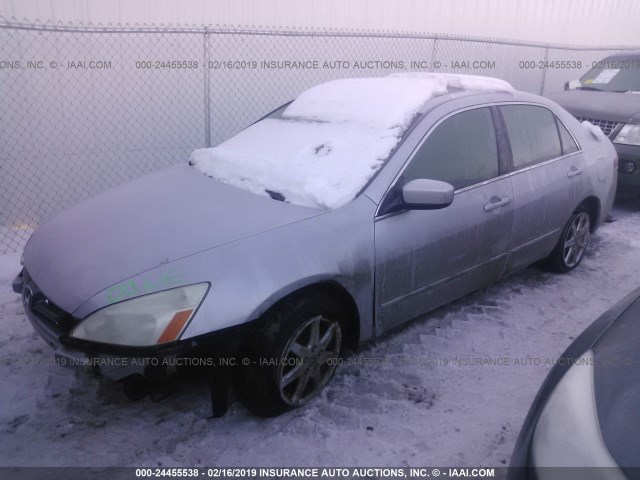 1HGCM66583A031259 - 2003 HONDA ACCORD EX SILVER photo 2