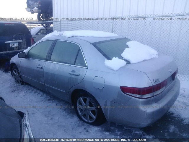 1HGCM66583A031259 - 2003 HONDA ACCORD EX SILVER photo 3