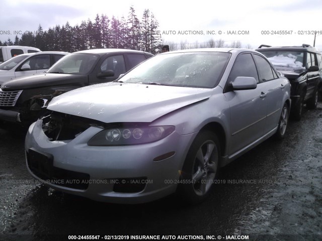 1YVHP80D075M11437 - 2007 MAZDA 6 S SILVER photo 2