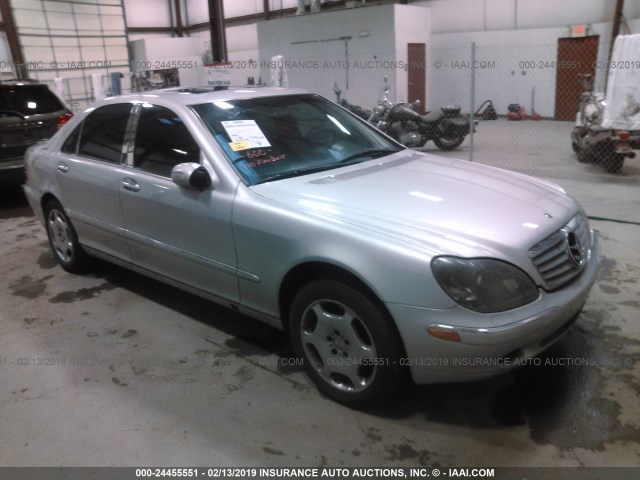 WDBNG75J2YA006625 - 2000 MERCEDES-BENZ S 500 SILVER photo 1