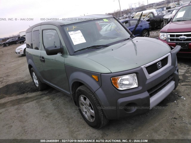 5J6YH28533L051822 - 2003 HONDA ELEMENT EX GREEN photo 1