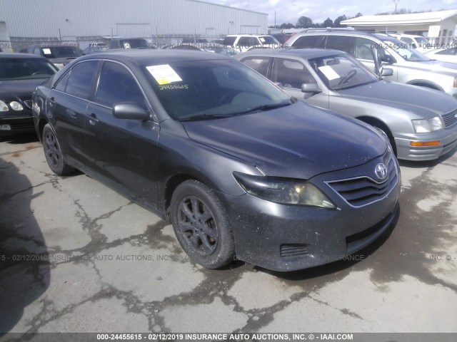 4T4BF3EK6BR092540 - 2011 TOYOTA CAMRY SE/LE/XLE GRAY photo 1