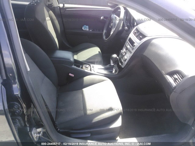 1G1ZC5EU1CF256813 - 2012 CHEVROLET MALIBU 1LT BLACK photo 5