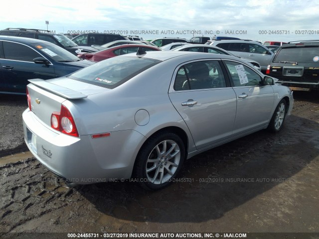 1G1ZG5E77CF149862 - 2012 CHEVROLET MALIBU LTZ SILVER photo 4