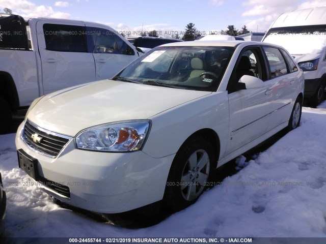 1G1ZT61886F285342 - 2006 CHEVROLET MALIBU MAXX LT WHITE photo 2