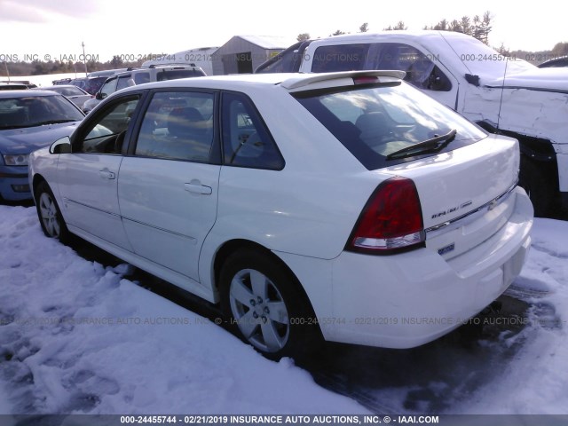 1G1ZT61886F285342 - 2006 CHEVROLET MALIBU MAXX LT WHITE photo 3