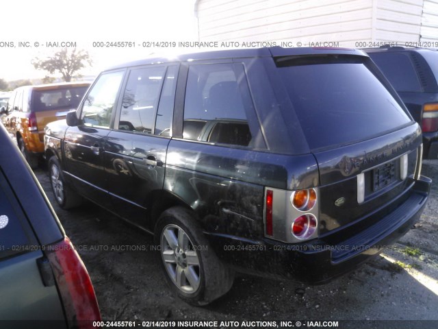 SALME11434A177242 - 2004 LAND ROVER RANGE ROVER HSE BLACK photo 3