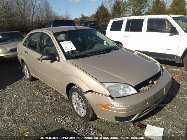 1FAFP34N97W136332 - 2007 FORD FOCUS ZX4/S/SE/SES GOLD photo 1