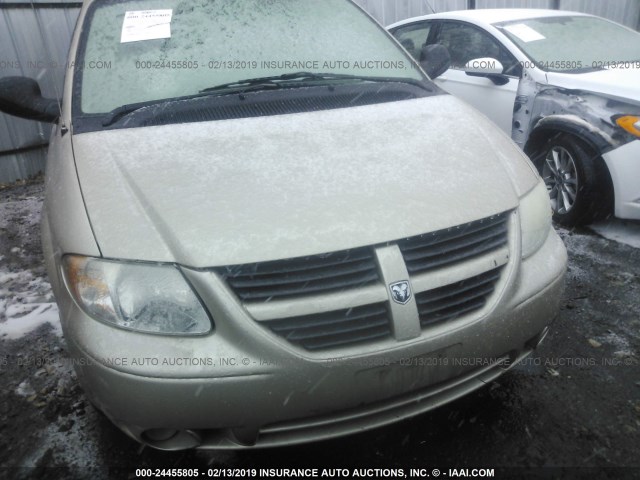 2D4GP44L47R213154 - 2007 DODGE GRAND CARAVAN SXT GOLD photo 6