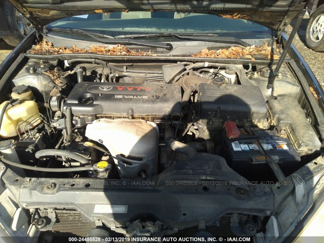 JTDBE32K553014220 - 2005 TOYOTA CAMRY LE/XLE/SE BLACK photo 10