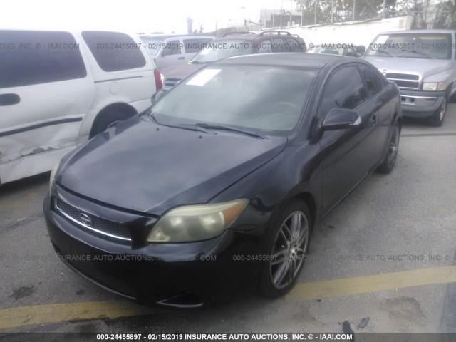 JTKDE177760135358 - 2006 TOYOTA SCION TC შავი ფოტო 2