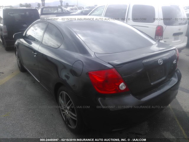 JTKDE177760135358 - 2006 TOYOTA SCION TC შავი ფოტო 3
