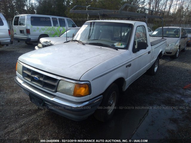 1FTCR10A8RTA96974 - 1994 FORD RANGER WHITE photo 2