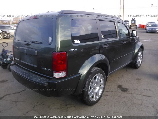 1D4PU4GK9AW175060 - 2010 DODGE NITRO HEAT GRAY photo 4