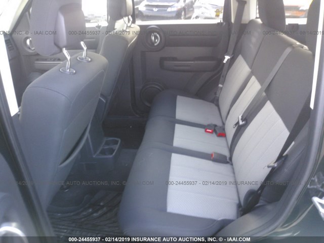 1D4PU4GK9AW175060 - 2010 DODGE NITRO HEAT GRAY photo 8