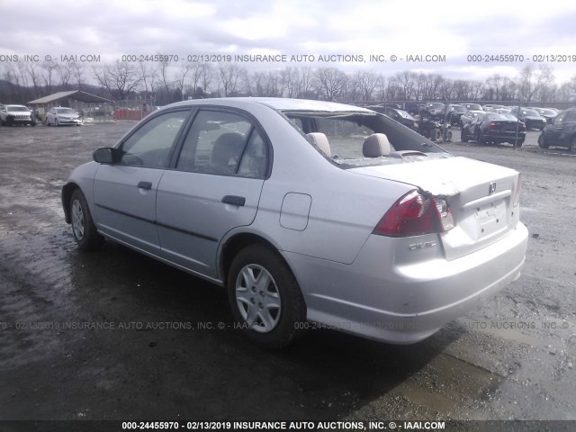 2HGES16385H556861 - 2005 HONDA CIVIC DX VP Gümüş foto 3