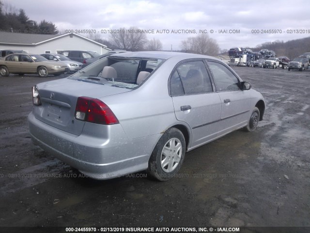 2HGES16385H556861 - 2005 HONDA CIVIC DX VP Gümüş foto 4