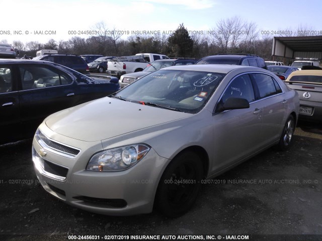 1G1ZA5EU6CF234277 - 2012 CHEVROLET MALIBU LS Бежевый фото 2