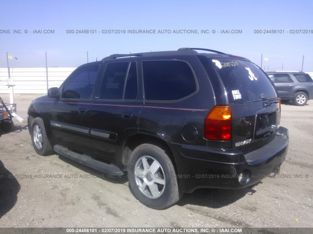 1GKDS13S842376524 - 2004 GMC ENVOY BLACK photo 3