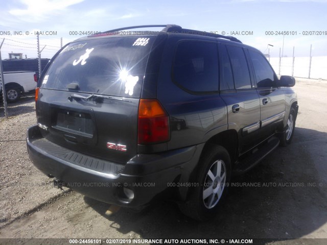 1GKDS13S842376524 - 2004 GMC ENVOY BLACK photo 4