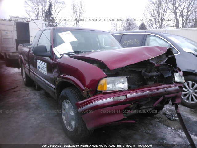 1GTDT19W6V8525501 - 1997 GMC SONOMA MAROON photo 1