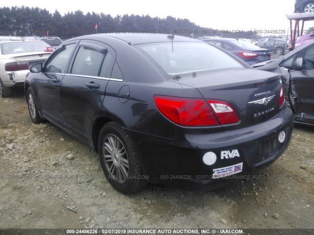 1C3LC56B49N518062 - 2009 CHRYSLER SEBRING TOURING/LIMITED BLACK photo 3