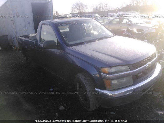 1GCCS146668186181 - 2006 CHEVROLET COLORADO BLUE photo 1