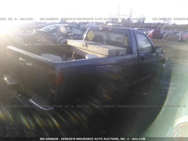 1GCCS146668186181 - 2006 CHEVROLET COLORADO BLUE photo 4