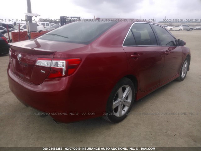 4T1BF1FK7CU551606 - 2012 TOYOTA CAMRY SE/LE/XLE 银色 照片 4