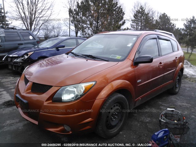 5Y2SL62844Z424157 - 2004 PONTIAC VIBE ORANGE photo 2