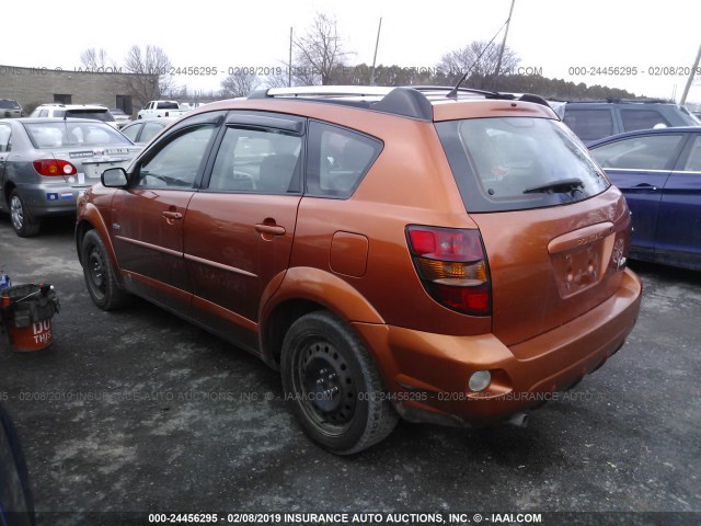 5Y2SL62844Z424157 - 2004 PONTIAC VIBE ORANGE photo 3