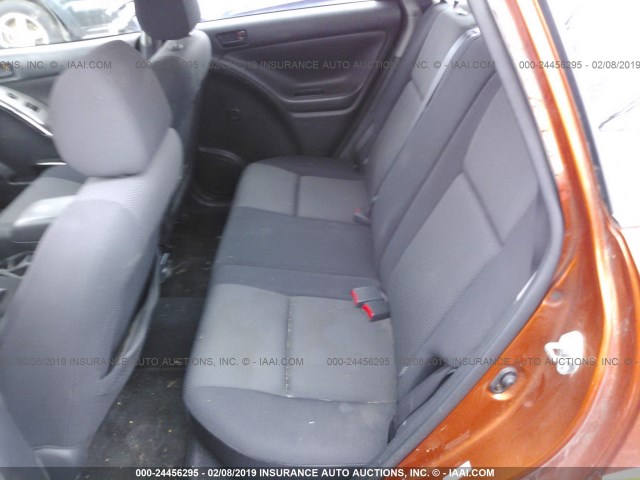 5Y2SL62844Z424157 - 2004 PONTIAC VIBE ORANGE photo 8