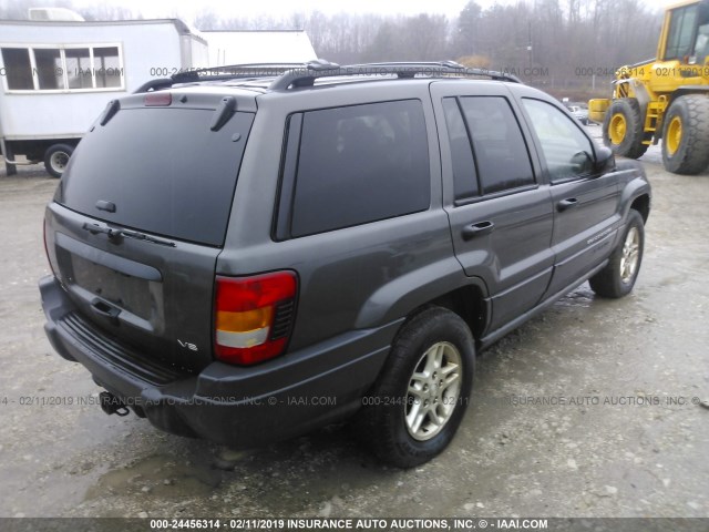 1J4GW48N84C400651 - 2004 JEEP GRAND CHEROKEE LAREDO/COLUMBIA/FREEDOM 灰色 照片 4