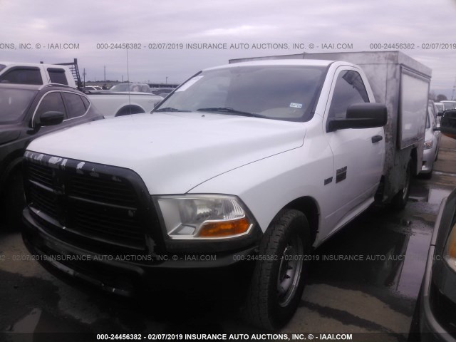 3D7LP2ET9AG164129 - 2010 DODGE RAM 2500 WHITE photo 2