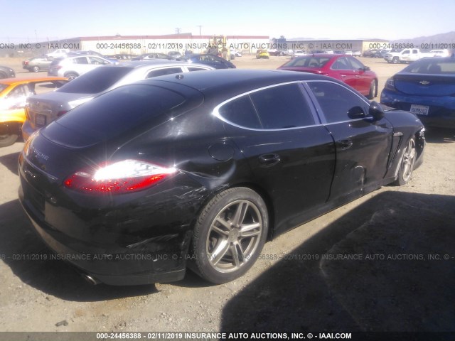 WP0AB2A74AL061972 - 2010 PORSCHE PANAMERA S/4 BLACK photo 4