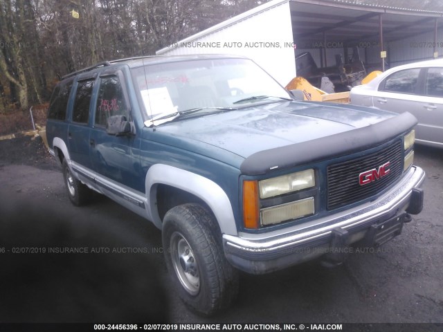 1GKGK26N9NJ729157 - 1992 GMC SUBURBAN GREEN photo 1