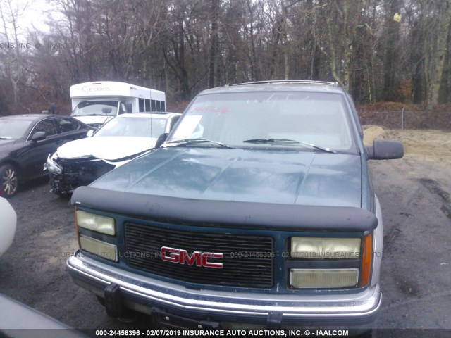 1GKGK26N9NJ729157 - 1992 GMC SUBURBAN GREEN photo 6