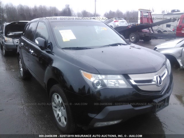 2HNYD28457H527896 - 2007 ACURA MDX TECHNOLOGY BLACK photo 6