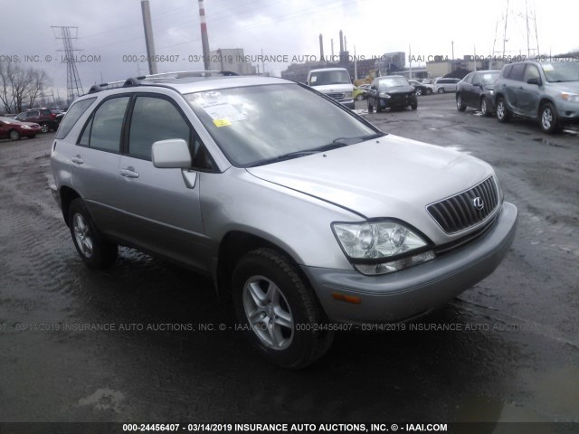 JT6HF10U4Y0098513 - 2000 LEXUS RX 300 SILVER photo 1